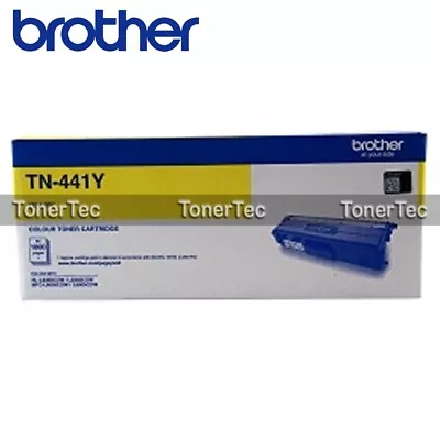 Brother Genuine TN-441 YELLOW Toner Cart->MFC-L8900CDW/L8690CDW/L8360CDW TN441Y • $185.92